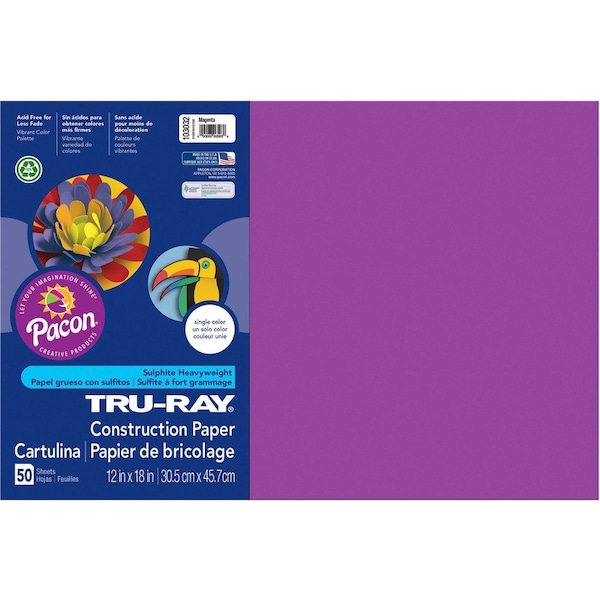 Tru-Ray Paper, Const, 12X18, Magn, 50Sh, PK25 PAC103032 - main